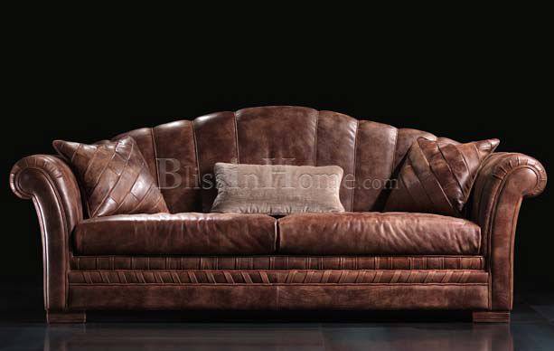 Pushkar 2 sedežna zofa brown leather
