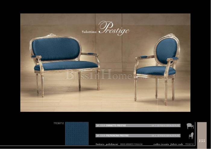 Blu catalogo Stol Prestige 535/K-poltrona