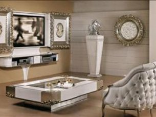 Mosaik TV omara HI–FI Sliding Home Cinema-Baroque