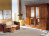 Montalcino garderoba z 4 vrati z ogledalom nut