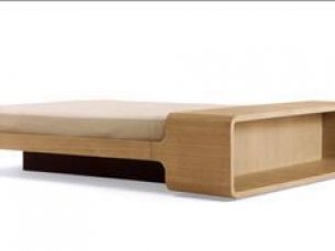 Home furniture (Nero) postelja Coiba L100R