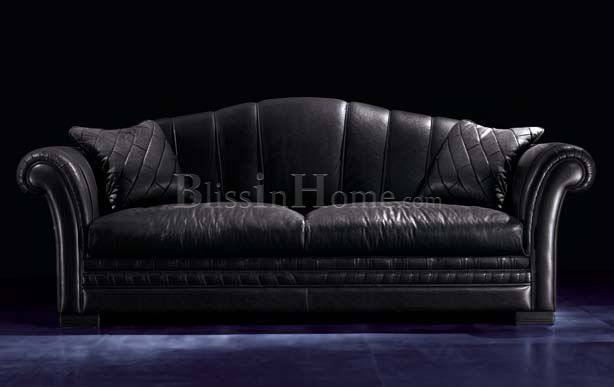 Pushkar 3 sedežna zofa big black