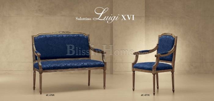 Blu catalogo zofa Luigi XVI 478/K
